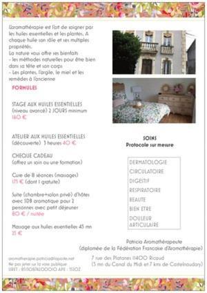 Bed and Breakfast les quatre saisons à Ricaud  Extérieur photo